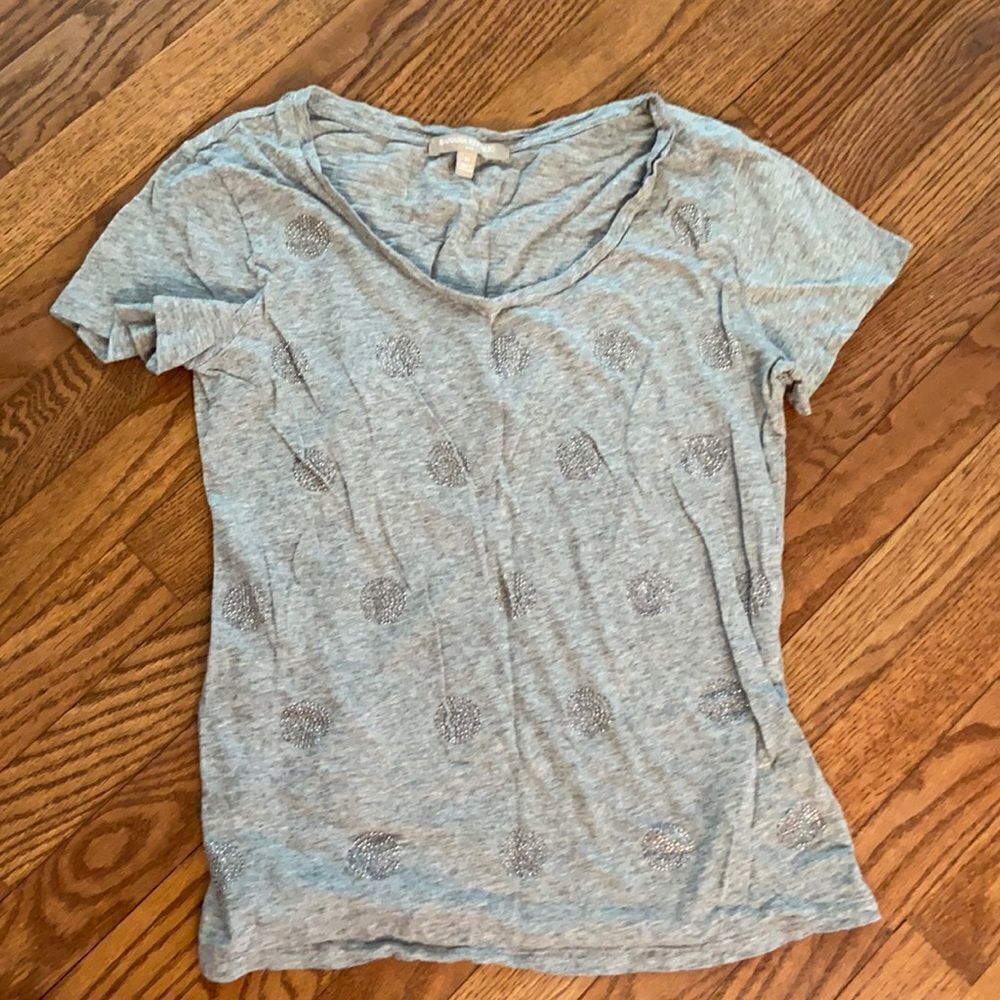 Banana Republic size M, grey with metal accents